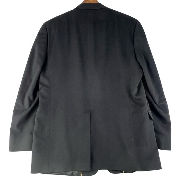LORO PIANA 100% Cashmere Hart Schaffner Marx Gold Trumpeter Blazer Men’s 44L EUC - Picture 2 of 14